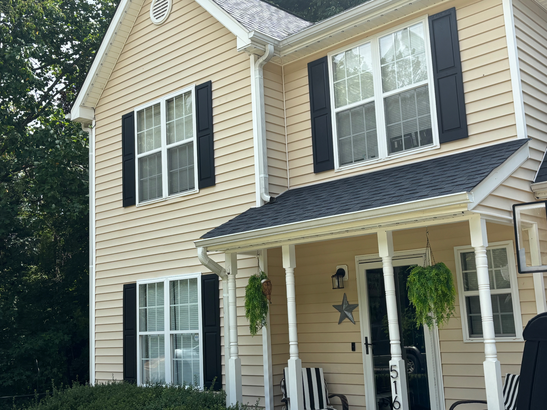 Front Porch & Shutters